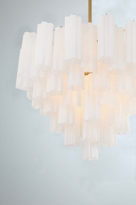 Crystorama ADD-312-AG-WH Addis 12 Light Chandelier Aged Brass Alternate Image 4.jpg