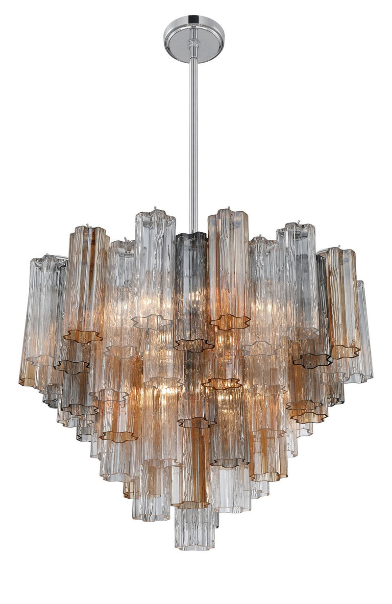 Crystorama ADD-312-CH-AU Addis 12 Light Chandelier Polished Chrome Alternate Image 2.jpg