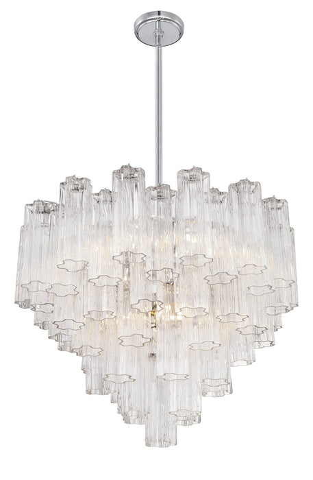 Crystorama ADD-312-CH-CL Addis 12 Light Chandelier Polished Chrome Alternate Image 2.jpg