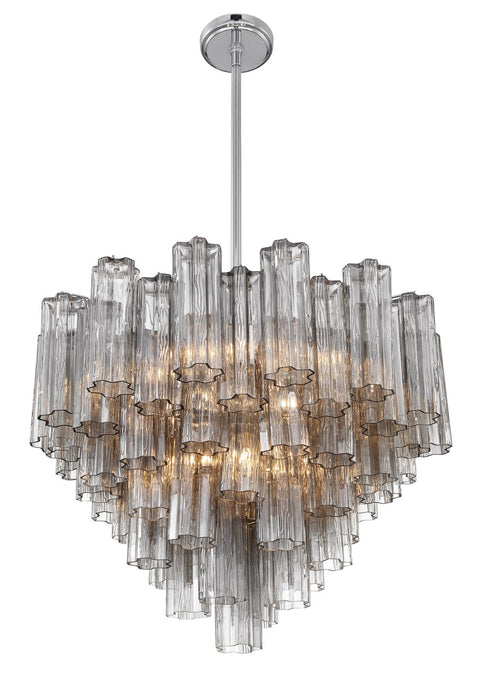 Crystorama ADD-312-CH-SM Addis 12 Light Chandelier Polished Chrome Alternate Image 2.jpg