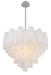Crystorama ADD-312-CH-WH Addis 12 Light Chandelier Polished Chrome Alternate Image 2.jpg