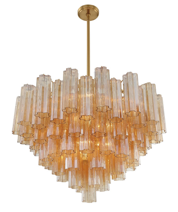 Crystorama ADD-316-AG-AM Addis 16 Light Chandelier Aged Brass Alternate Image 2.jpg