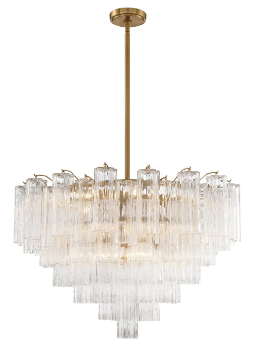 Crystorama ADD-316-AG-CL Addis 16 Light Chandelier Aged Brass Alternate Image.jpg