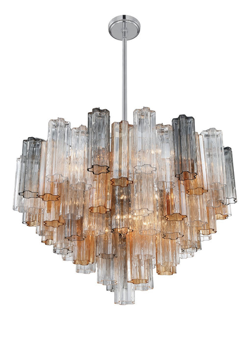 Crystorama ADD-316-CH-AU Addis 16 Light Chandelier Polished Chrome Alternate Image 2.jpg