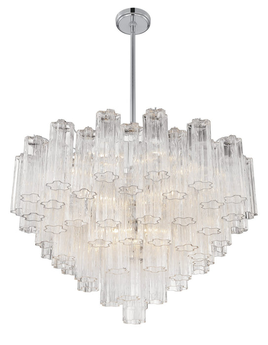 Crystorama ADD-316-CH-CL Addis 16 Light Chandelier Polished Chrome Alternate Image 2.jpg