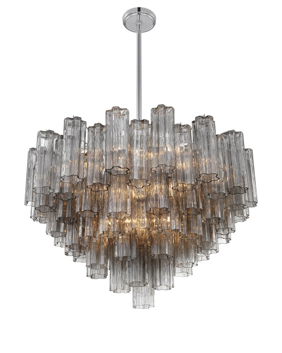 Crystorama ADD-316-CH-SM Addis 16 Light Chandelier Polished Chrome Alternate Image 2.jpg