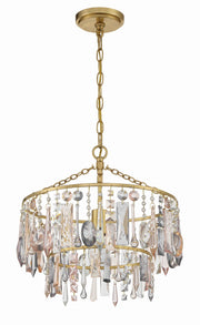 Crystorama ELS-7100-GA Elsa One Light Pendant Antique Gold Alternate Image.jpg