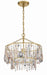 Crystorama ELS-7100-GA Elsa One Light Pendant Antique Gold Alternate Image.jpg