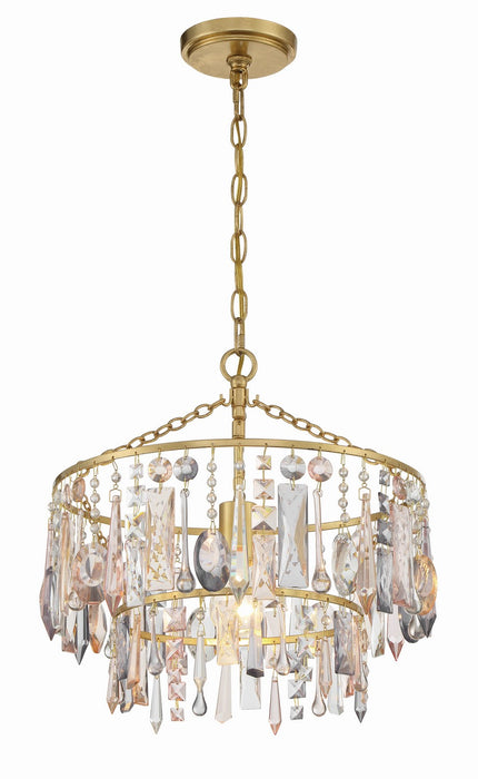 Crystorama ELS-7100-GA Elsa One Light Pendant Antique Gold Alternate Image 2.jpg