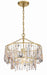 Crystorama ELS-7100-GA Elsa One Light Pendant Antique Gold Alternate Image 2.jpg