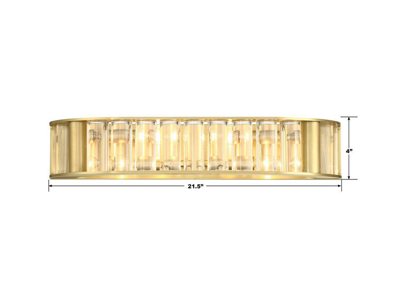 Crystorama FAR-6005-AG Farris Four Light Bath Aged Brass Alternate Image 4.jpg