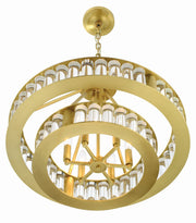Crystorama FAR-6006-AG Farris Six Light Chandelier Aged Brass Alternate Image 4.jpg