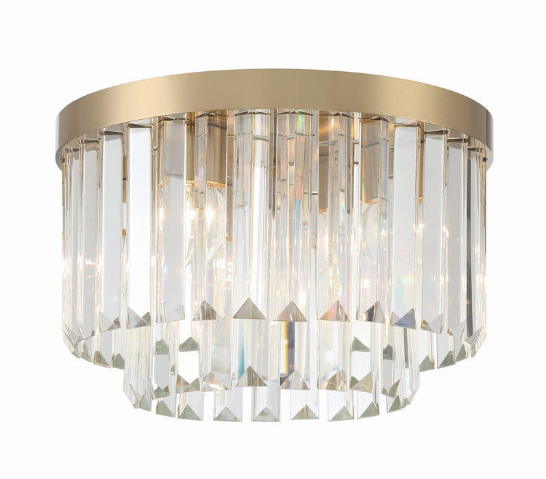 Crystorama HAY-1400-AG Hayes Four Light Flush Mount Aged Brass Alternate Image.jpg