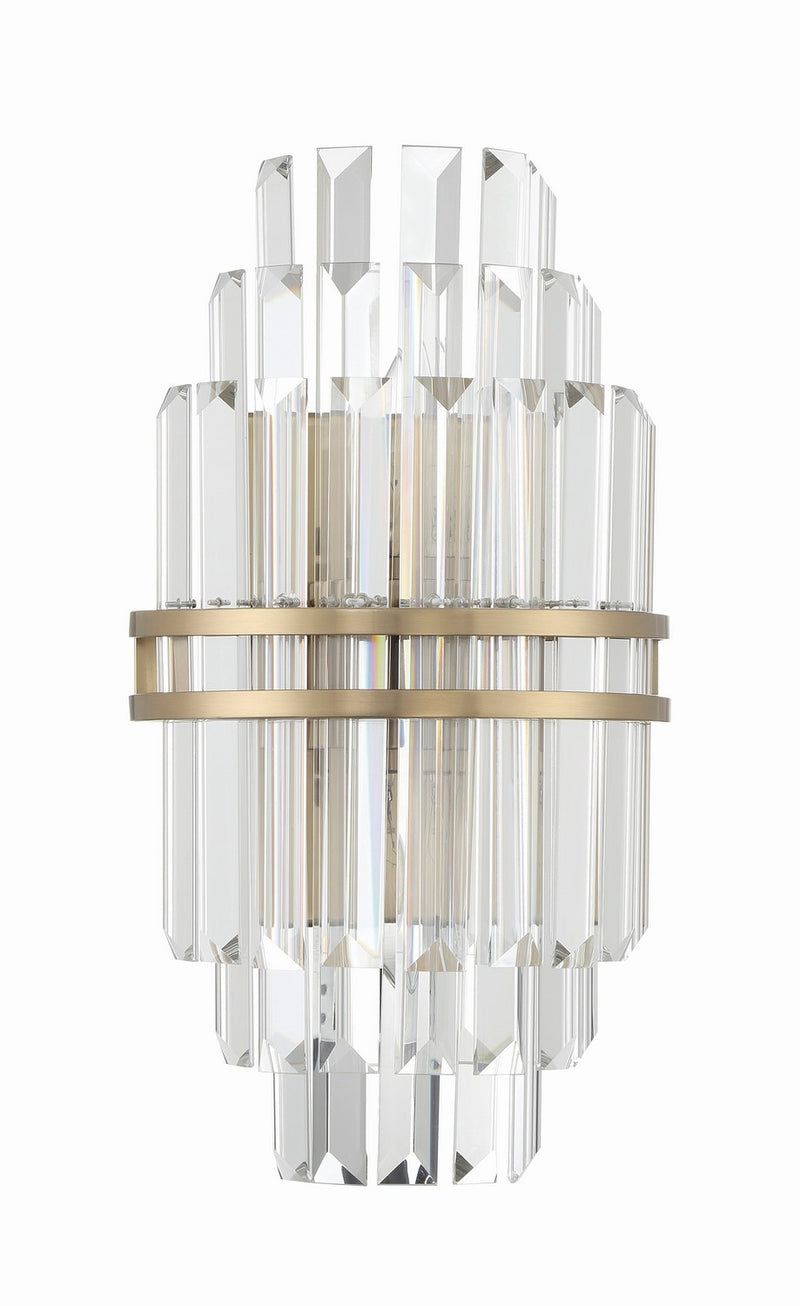 Crystorama HAY-1402-AG Hayes Two Light Wall Sconce Aged Brass Alternate Image.jpg