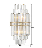 Crystorama HAY-1402-AG Hayes Two Light Wall Sconce Aged Brass Alternate Image 4.jpg