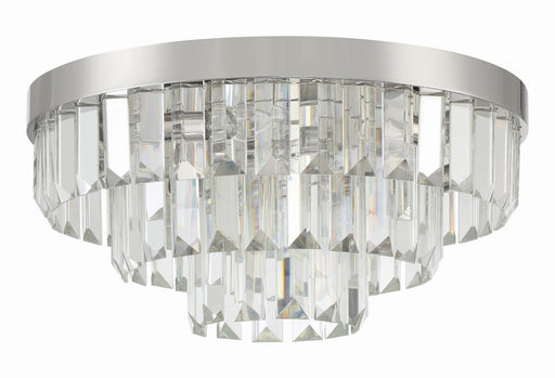 Crystorama HAY-1403-PN Hayes Eight Light Flush Mount Polished Nickel Alternate Image.jpg