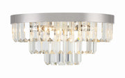 Crystorama HAY-1403-PN Hayes Eight Light Flush Mount Polished Nickel Alternate Image 2.jpg