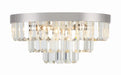 Crystorama HAY-1403-PN Hayes Eight Light Flush Mount Polished Nickel Alternate Image 2.jpg