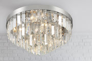 Crystorama HAY-1403-PN Hayes Eight Light Flush Mount Polished Nickel Alternate Image 4.jpg
