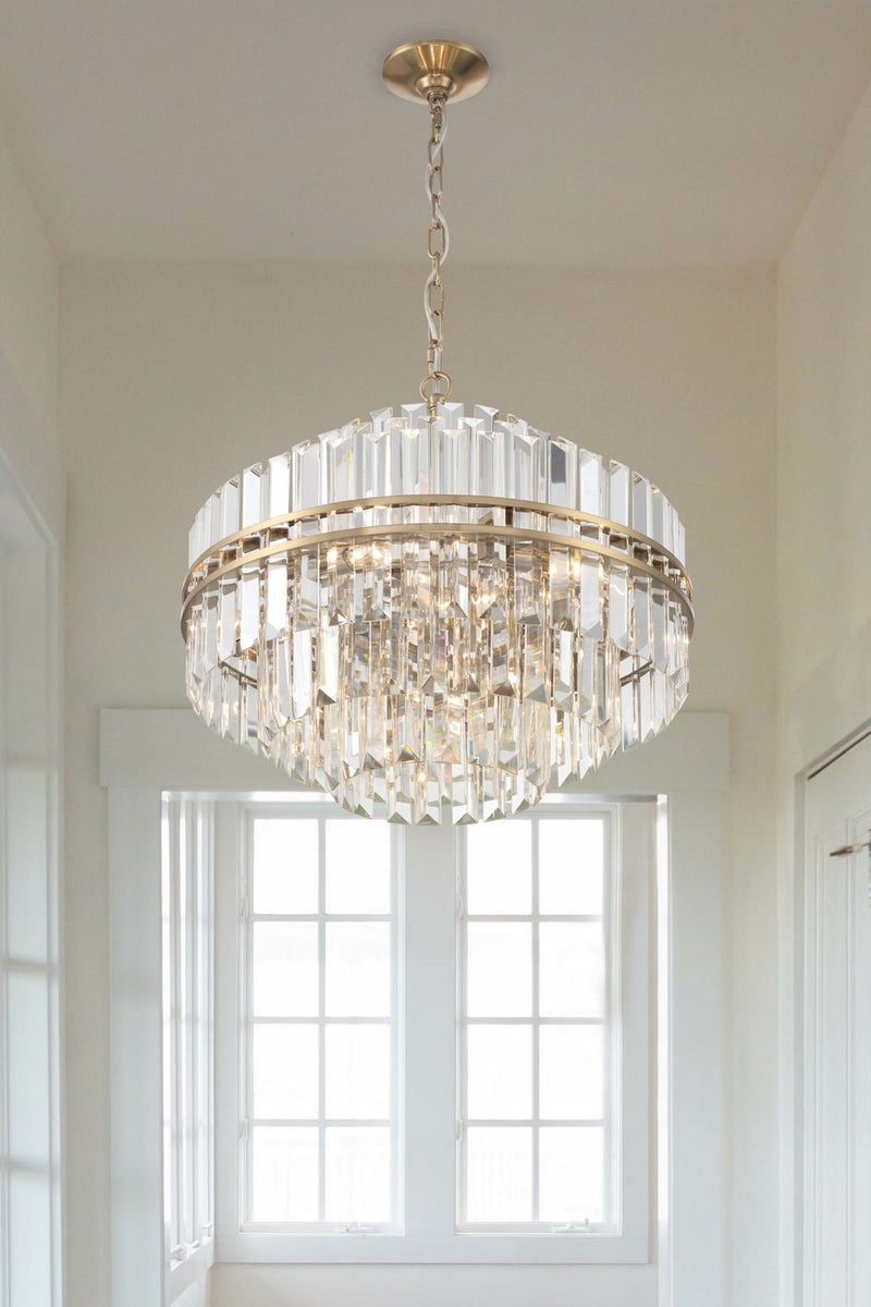 Crystorama HAY-1405-AG Hayes 12 Light Chandelier Aged Brass Alternate Image 4.jpg