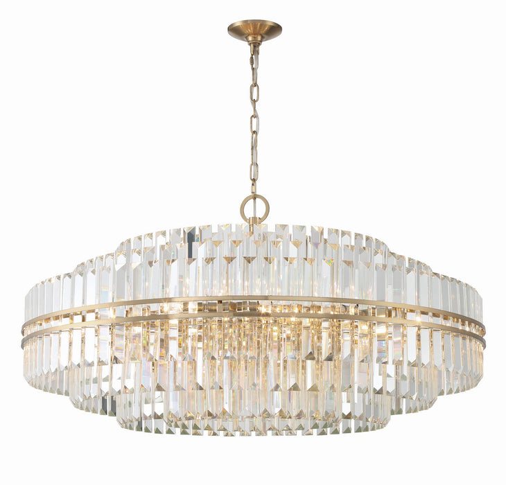 Crystorama HAY-1409-AG Hayes 32 Light Chandelier Aged Brass Alternate Image.jpg