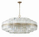 Crystorama HAY-1409-AG Hayes 32 Light Chandelier Aged Brass Alternate Image 2.jpg
