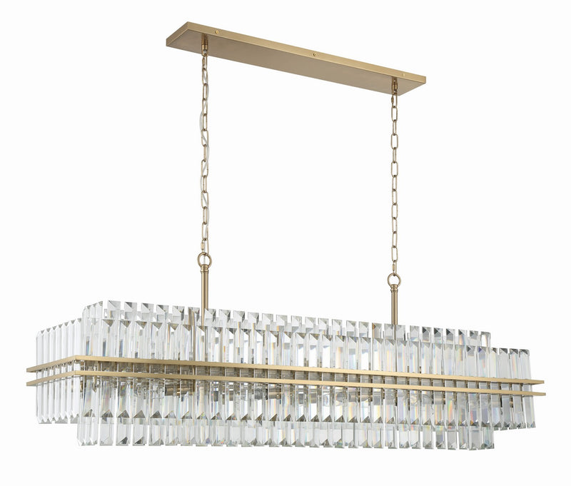 Crystorama HAY-1417-AG Hayes 16 Light Chandelier Aged Brass Alternate Image 2.jpg