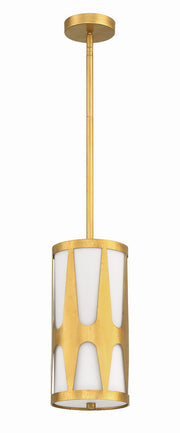 Crystorama ROY-801-GA Royston One Light Pendant Antique Gold Alternate Image.jpg