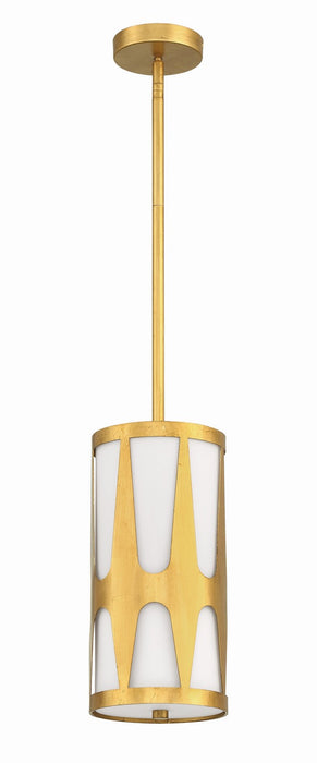 Crystorama ROY-801-GA Royston One Light Pendant Antique Gold Alternate Image.jpg