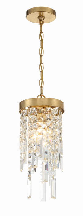 Crystorama WIN-210-GA-CL-MWP Winfield One Light Pendant Antique Gold Alternate Image.jpg