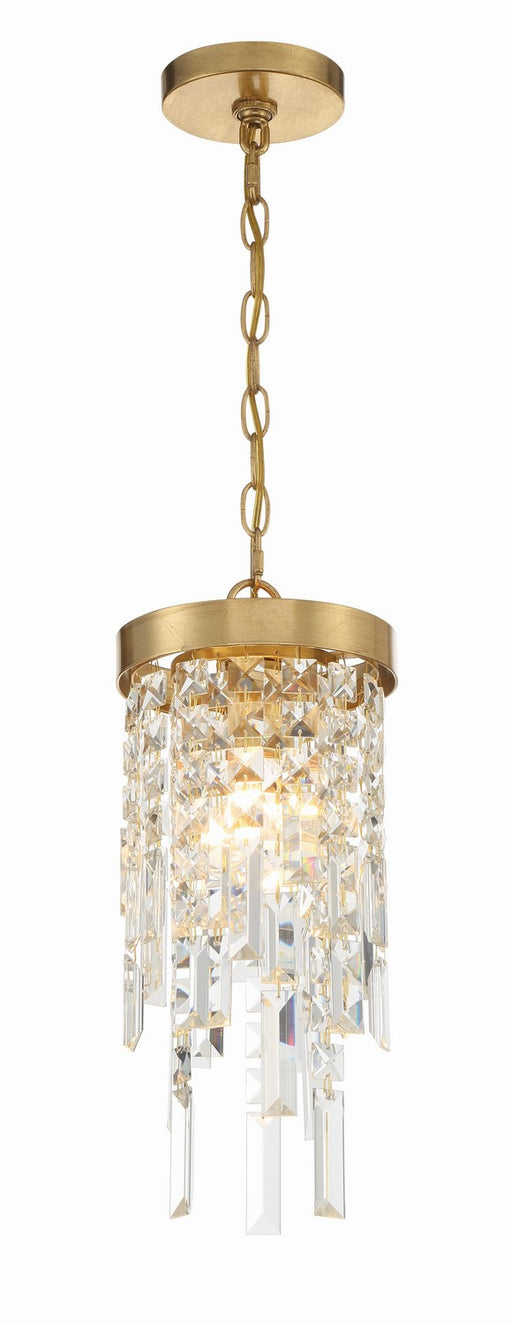 Crystorama WIN-210-GA-CL-MWP Winfield One Light Pendant Antique Gold Alternate Image.jpg