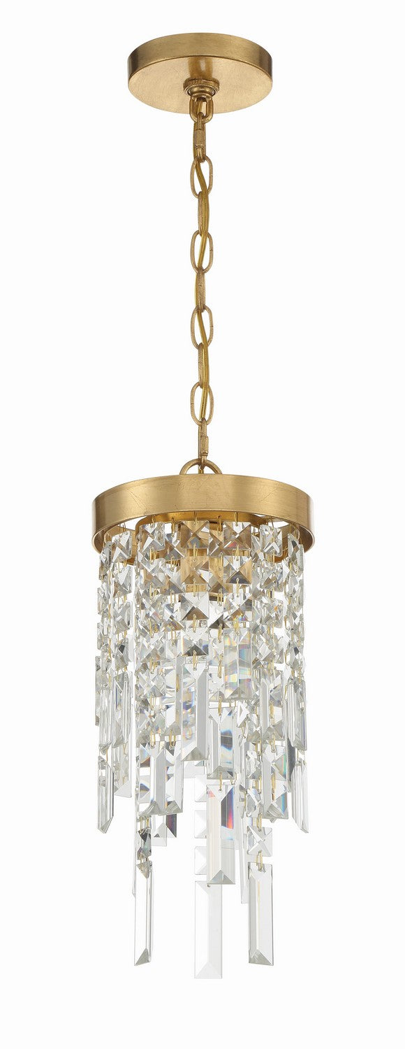 Crystorama WIN-210-GA-CL-MWP Winfield One Light Pendant Antique Gold Alternate Image 2.jpg