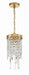 Crystorama WIN-210-GA-CL-MWP Winfield One Light Pendant Antique Gold Alternate Image 2.jpg