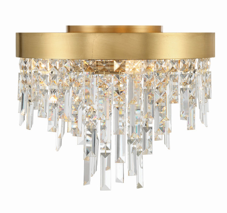 Crystorama WIN-213-GA-CL-MWP Winfield Four Light Flush Mount Antique Gold Alternate Image 2.jpg