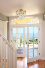 Crystorama WIN-213-GA-CL-MWP Winfield Four Light Flush Mount Antique Gold Alternate Image 4.jpg