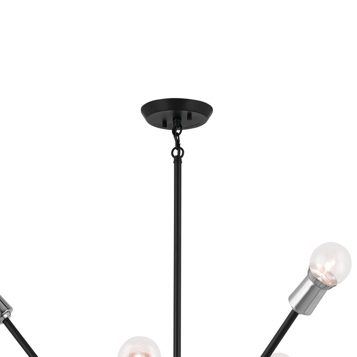 Kichler 52537BK 16 Light Chandelier, Black (3)