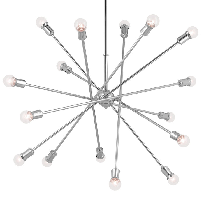 Kichler 52537CH 16 Light Chandelier, Chrome (4)