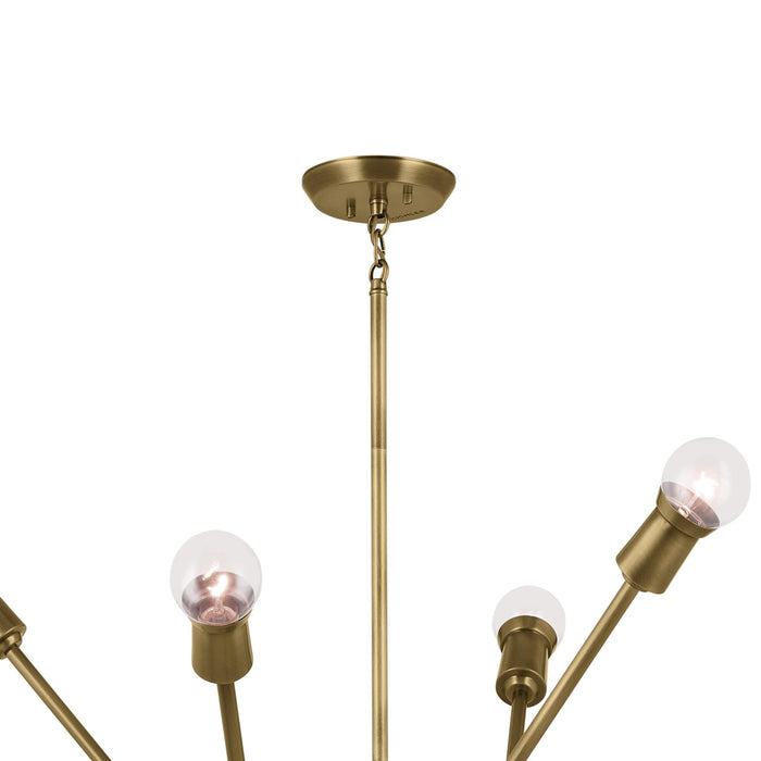 Kichler 52537NBR 16 Light Chandelier, Natural Brass (3)
