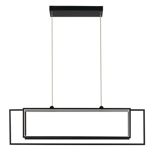 Kichler 84331MBK LED Linear Chandelier, Matte Black (2)