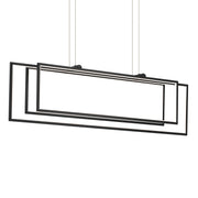 Kichler 84331MBK LED Linear Chandelier, Matte Black (3)