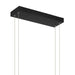 Kichler 84331MBK LED Linear Chandelier, Matte Black (4)