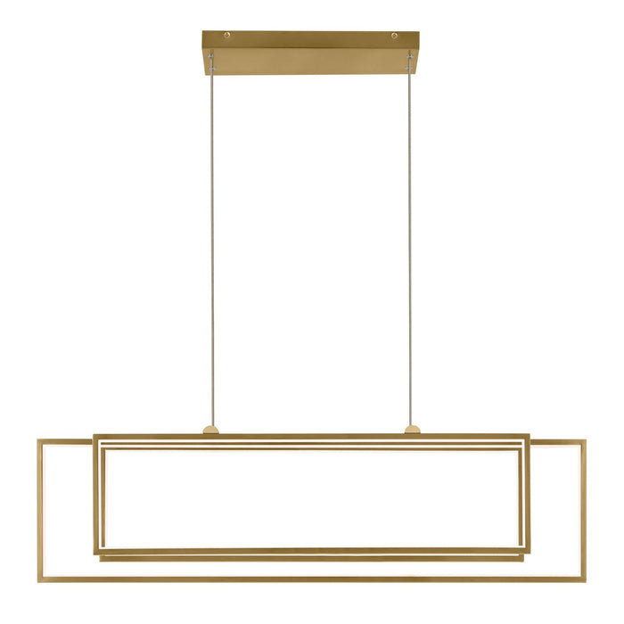 Kichler 84331CG LED Linear Chandelier, Champagne Gold (2)