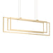 Kichler 84331CG LED Linear Chandelier, Champagne Gold (3)