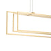 Kichler 84331CG LED Linear Chandelier, Champagne Gold (5)