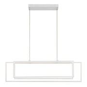 Kichler 84331WH LED Linear Chandelier, White (2)