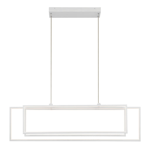 Kichler 84331WH LED Linear Chandelier, White (2)