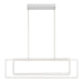 Kichler 84331WH LED Linear Chandelier, White (2)