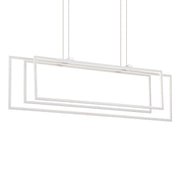 Kichler 84331WH LED Linear Chandelier, White (3)