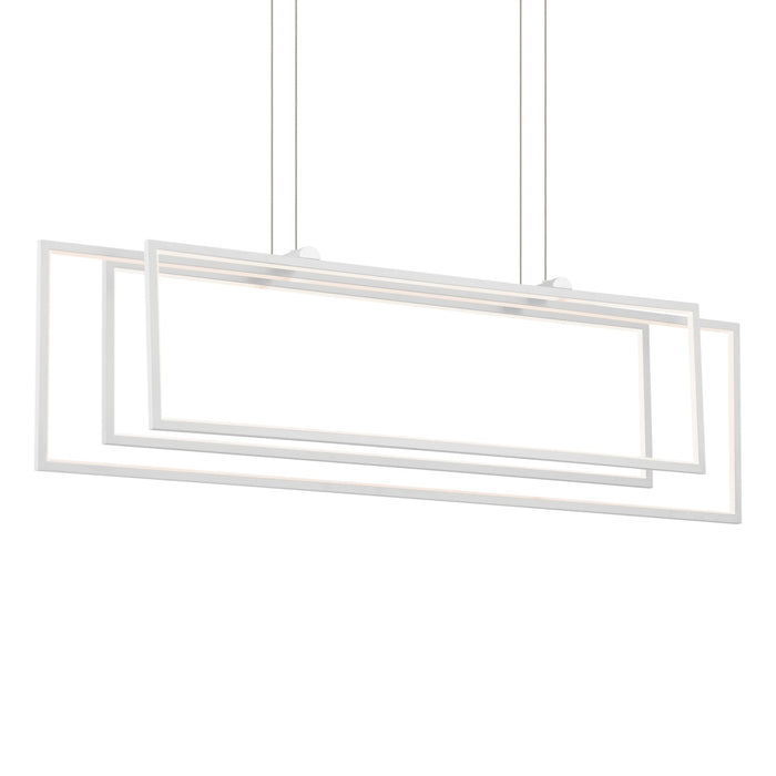 Kichler 84331WH LED Linear Chandelier, White (3)