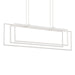 Kichler 84331WH LED Linear Chandelier, White (3)